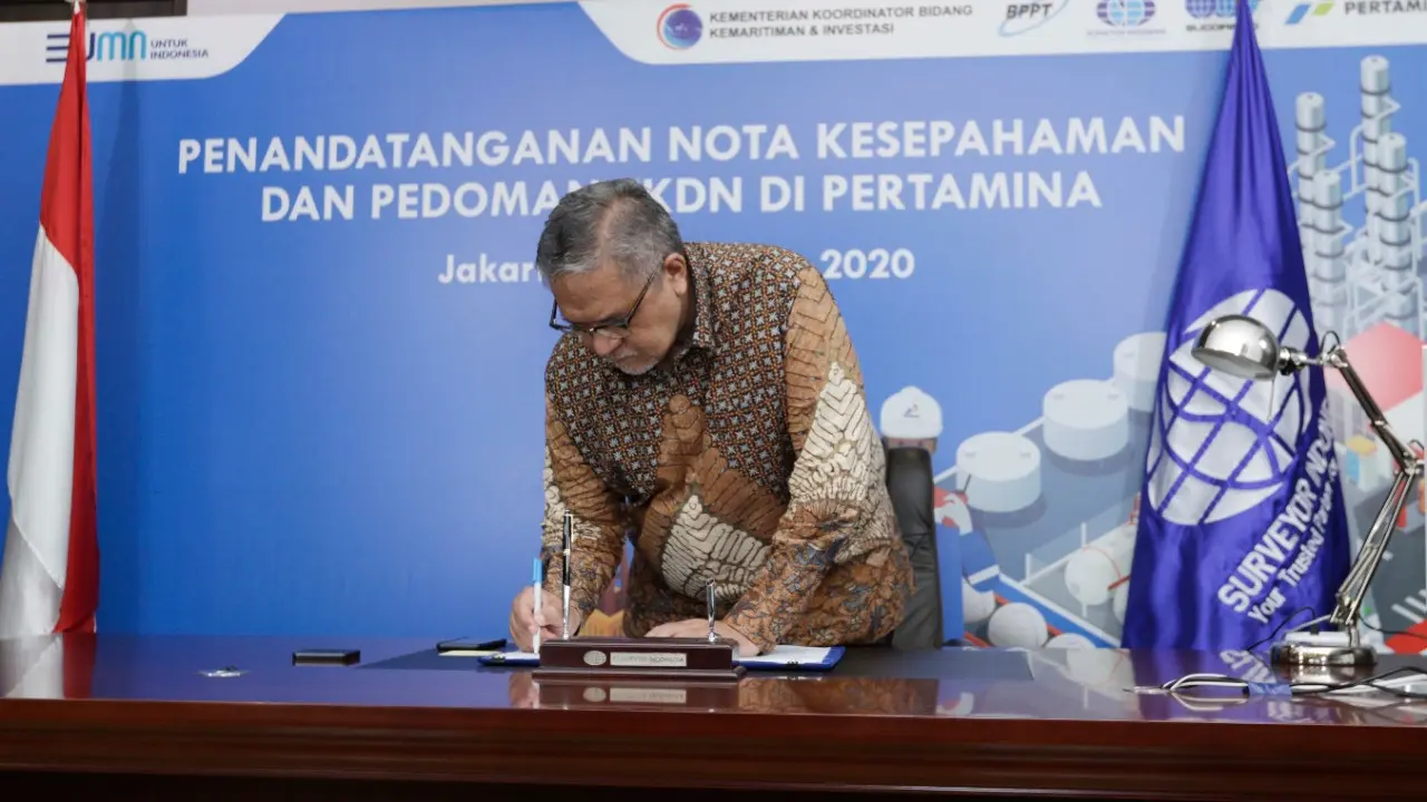 Surveyor Indonesia tandatangani kerja sama dengan Pertamina