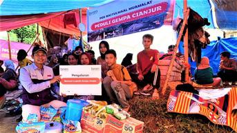 Bank Muamalat dan BMM Bantu Penyintas Gempa Cianjur