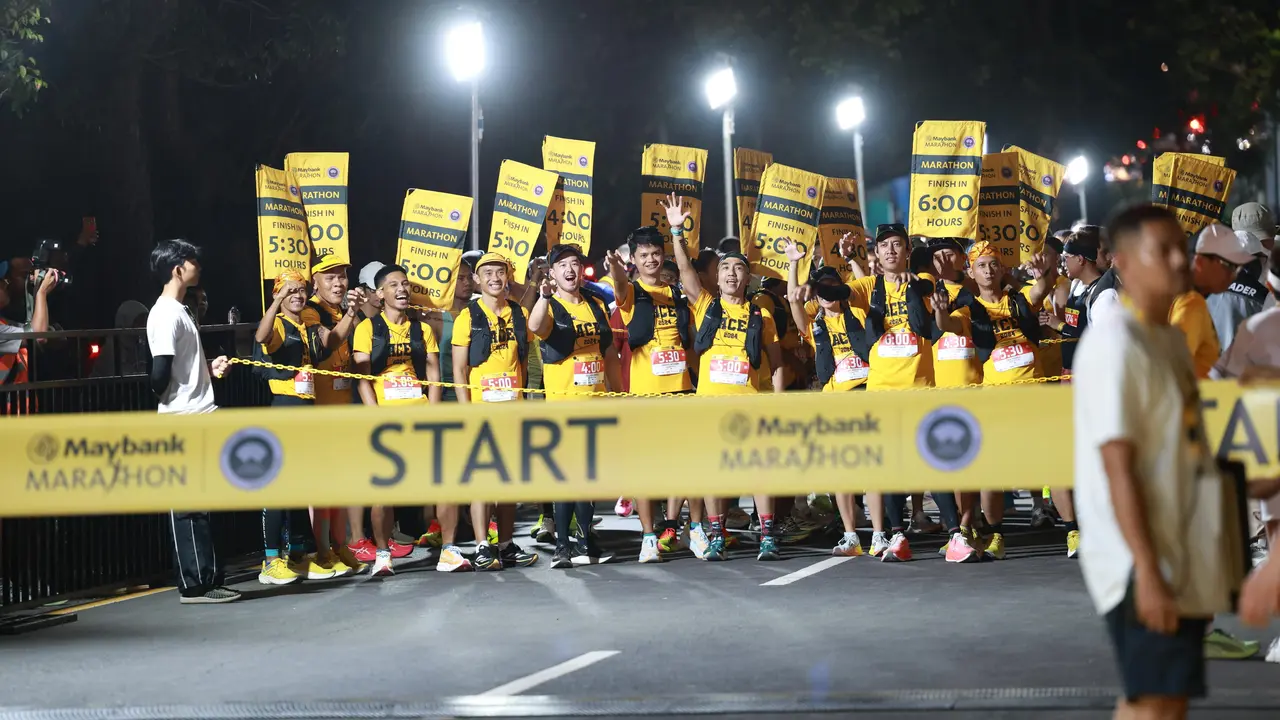 Keseruan Maybank Marathon