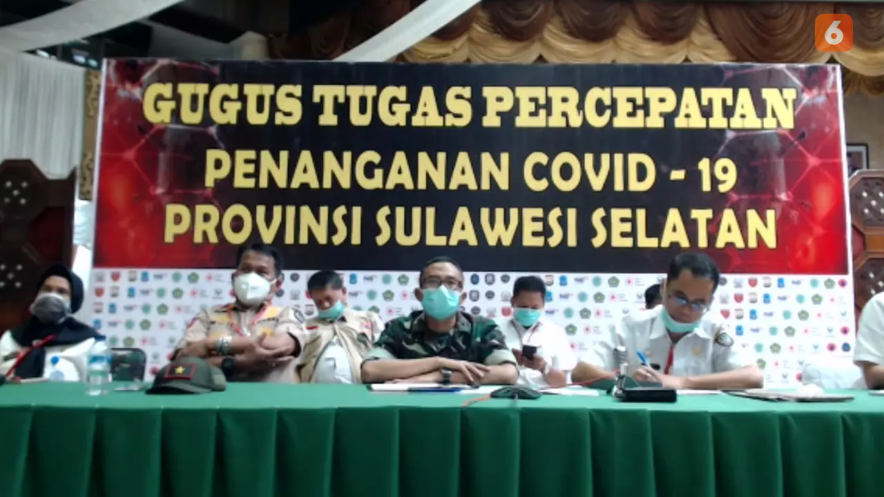 Gugus Percepatan Penanganan Covid-19 Sulawesi Selatan (Fauzan/Liputan6.com)