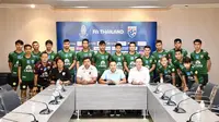 Timnas Thailand U-23 proyeksi Asian Games 2018. (Bola.com/Dok. FA Thailand)