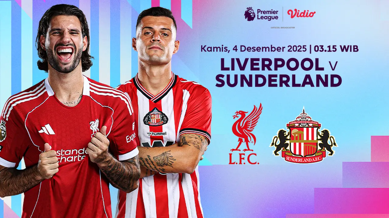 Saksikan Liverpool vs Sunderland di Vidio. (dok. vidio.com)
