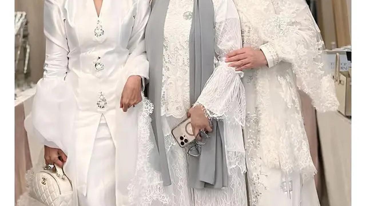 6 Potret Bella Saphira, Diah Permatasari dan Marini Zumarnis di Acara Pengajian, Tampil Memukau