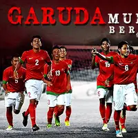 Susunan pemain timnas U23 yang dibawa Aji Santoso saat pertandingan Indonesia Vs Malaysia.