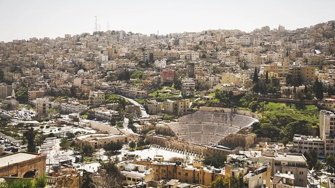 Ilustrasi ibu kota Yordania, Amman.