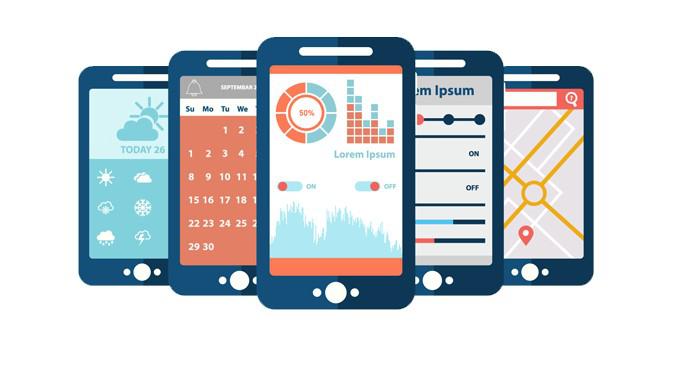 Ilustrasi Aplikasi Mobile, Aplikasi Android, Aplikasi Ponse, Aplikasi Smartphone. Kredit: Freepik/photoroyalty