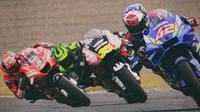 MotoGP - Digadang Bisa Kompetitif, Pembalap Ini Justru Tampil Loyo di 5 Balapan MotoGP 2020: Alex Rins, Cal Crutchlow, Danilo Petrucci (Bola.com/Adreanus Titus)