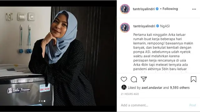 Tantri Kotak (Foto: Instagram/@tantrisyalindri)