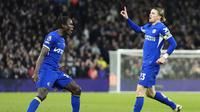Namun, Chelsea bangkit di babak kedua dan menyamakan skor berkat gol Noni Madueke dan Conor Gallagher. (Nick Potts/PA via AP)