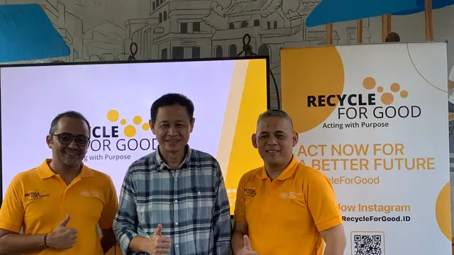 Saat peluncuran Recycle for Good untuk kesadaran memilah sampah
