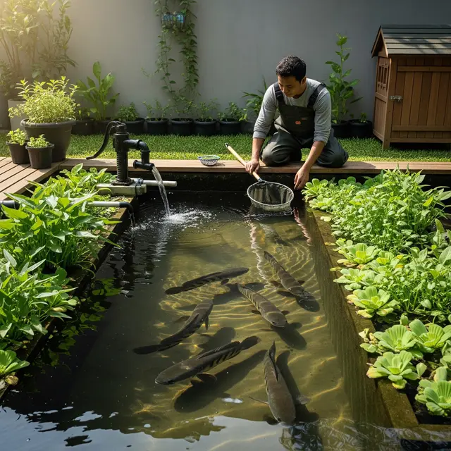 Ikan Air Tawar yang Cocok Dipelihara untuk Dapur Mandiri (AI Generated)