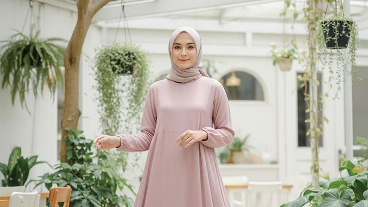 8 Model Gamis Longgar yang Tidak Panas dan Tetap Terlihat Anggun