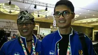 Atlet anggar, Idon Jaya Wiguna, Sabtu (24/9/2016), mengakhiri penantian Jawa Barat selama 28 tahun untuk merebut medali emas di ajang PON. (Bola.com/Erwin Snaz)