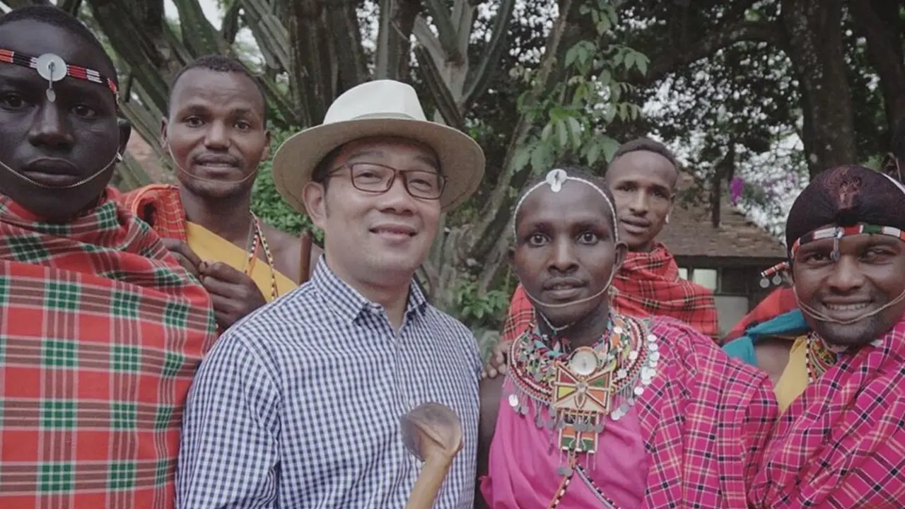 Ridwan Kamil dan Orang Suku Maasai