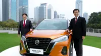 Isao Sekiguchi dan Bagus Susanto saat peluncuran Nissan Kicks e-Power (NMI)