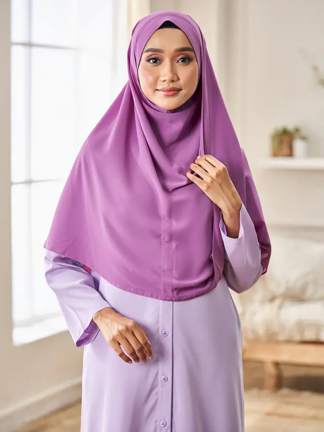 Model Gamis Jilbab Besar