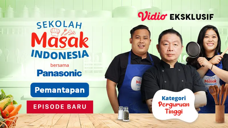 Live Streaming Sekolah Masak Indonesia Kategori Perguruan Tinggi Tahap Pemantapan