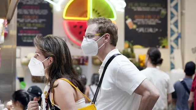 Mandat Masker Kembali Diberlakukan di Los Angeles