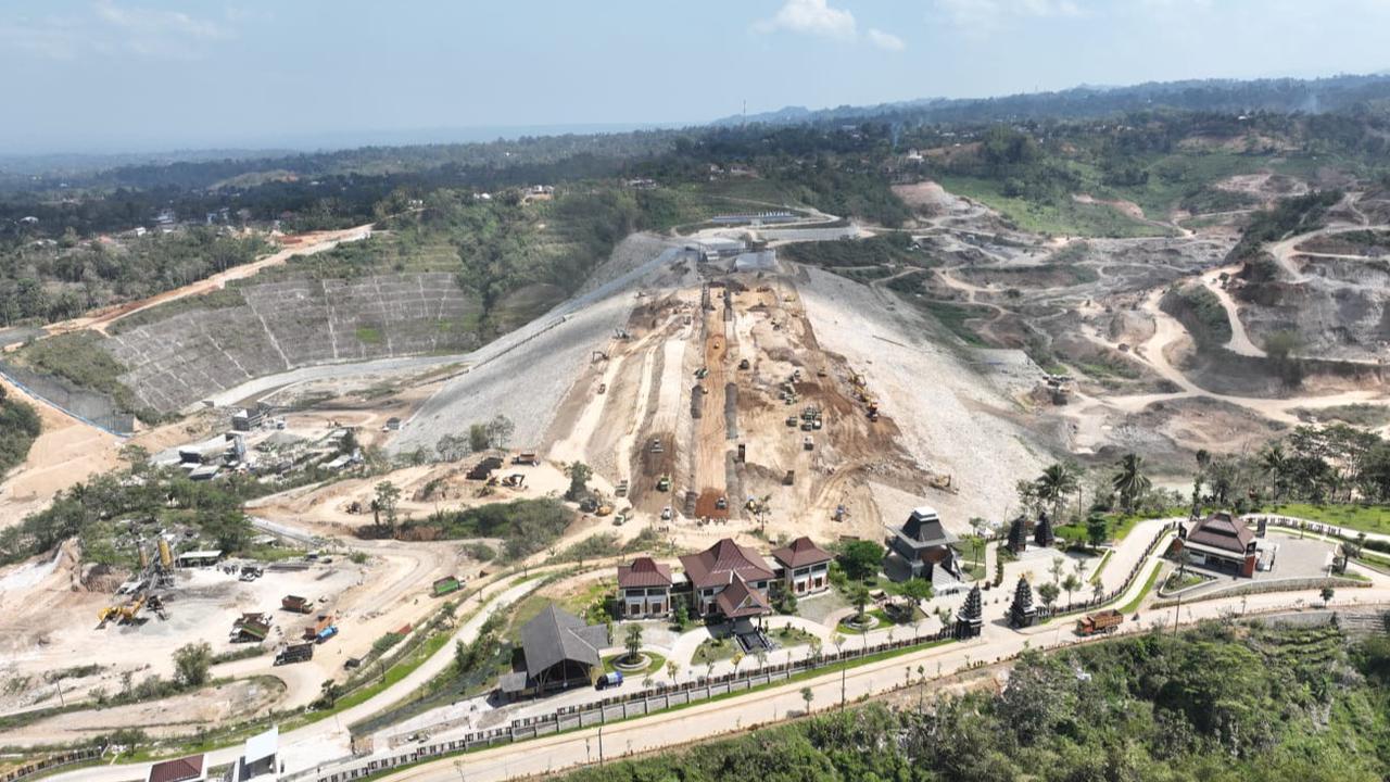Bendungan Jlantah yang berada di Karanganyar, Jawa Tengah