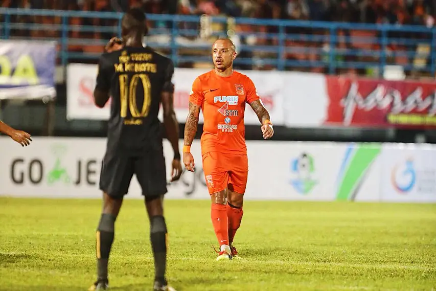 Julien Faubert menjadi salah satu pemain asing debutan di Liga 1 2018 yang saat ini bermain untuk Borneo FC. (Instagram/@faubert_julien_18)