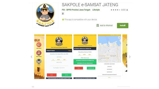 aplikasi cek status pajak kendaraan bermotor