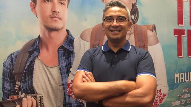 Farhan menghadiri gala premier Trinity Traveler.