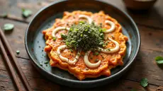 Resep Okonomiyaki ©Ilustrasi dibuat AI