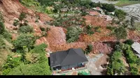 Longsor di Kecamatan Nagreg, Kabupaten Bandung, Jawa Barat. (Dok. Pemkab Bandung)