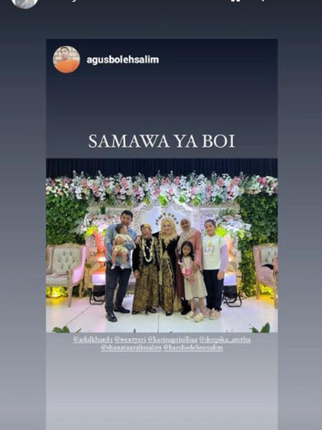 6 Momen Pernikahan Komedian Adul dan Wenty Eri, Digelar Meriah