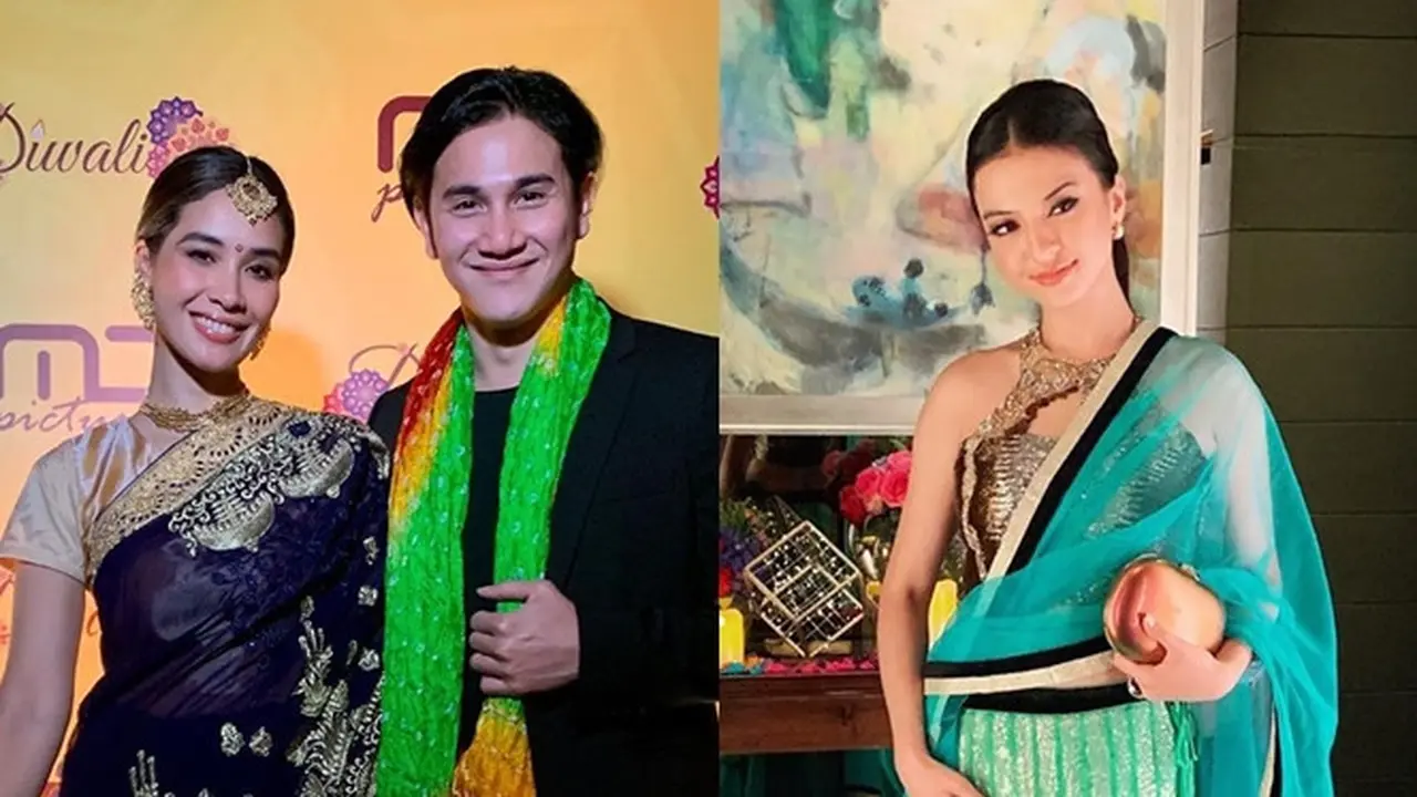Tampil Menawan, Ini 6 Potret Selebriti Tanah Air yang Hadiri Acara Diwali