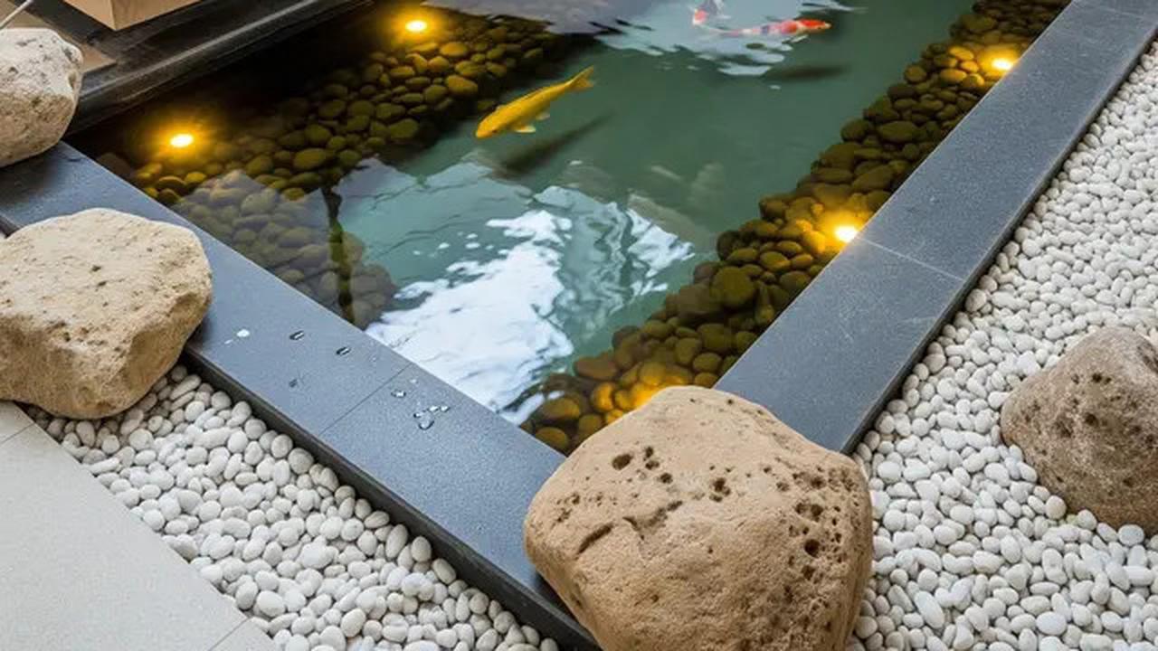 7 Desain Kolam Ikan Bawah Tangga untuk Rumah Minimalis Modern, Kekinian di 2025