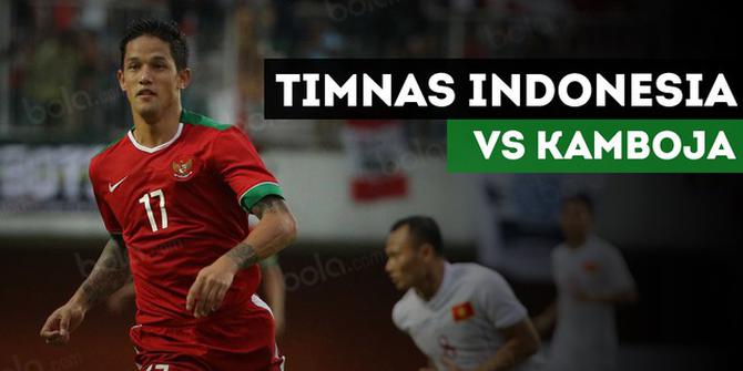 VIDEO: Irfan Bachdim Cetak Gol Pertama Timnas Indonesia Vs Kamboja