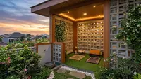 8 Model Mushola Kecil di Rumah dengan Roster dan Tanaman, Ibadah Makin Sejuk