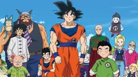 Beberapa karakter serial televisi Dragon Ball Super terlihat di trailer pendek terbaru.