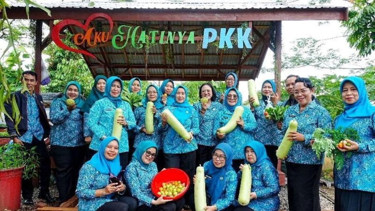 PKK Barut Perkuat Ketahanan Pangan Keluarga Melalui Pemanfaatan Pekarangan Produktif