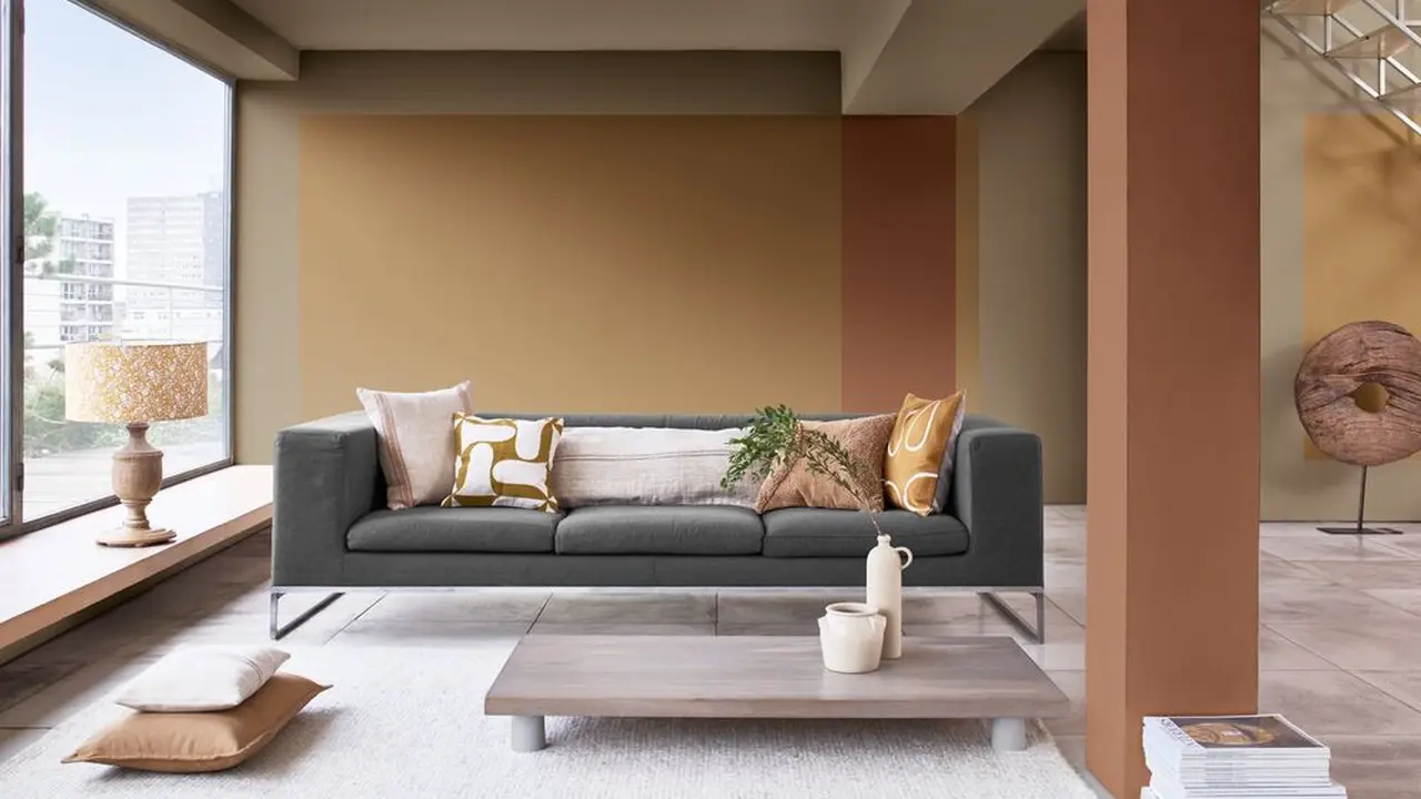 Soft Copper untuk ruang keluarga