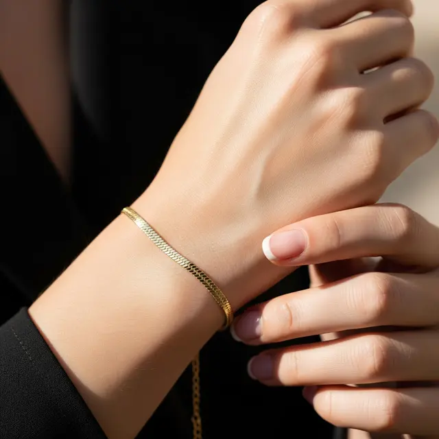 Model Gelang Rantai 2 Gram Polos