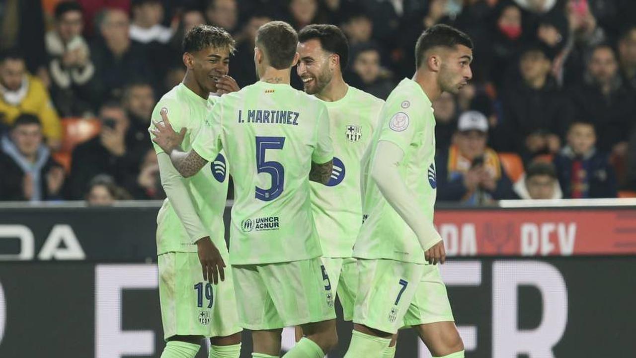 Hasil Copa del Rey: Barcelona Hancurkan Valencia 5-0, Blaugrana Lolos ke Semifinal