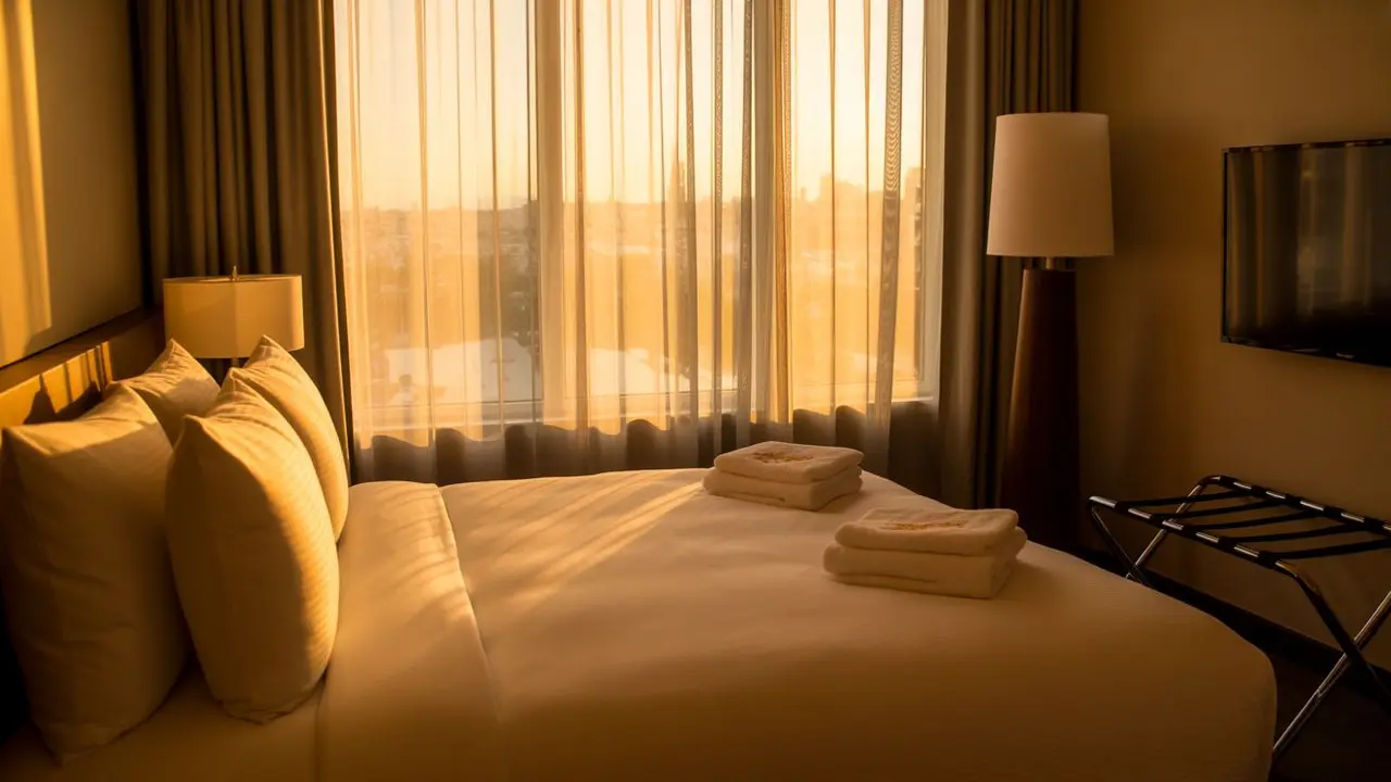 apa yang biasa tersedia di kamar hotel