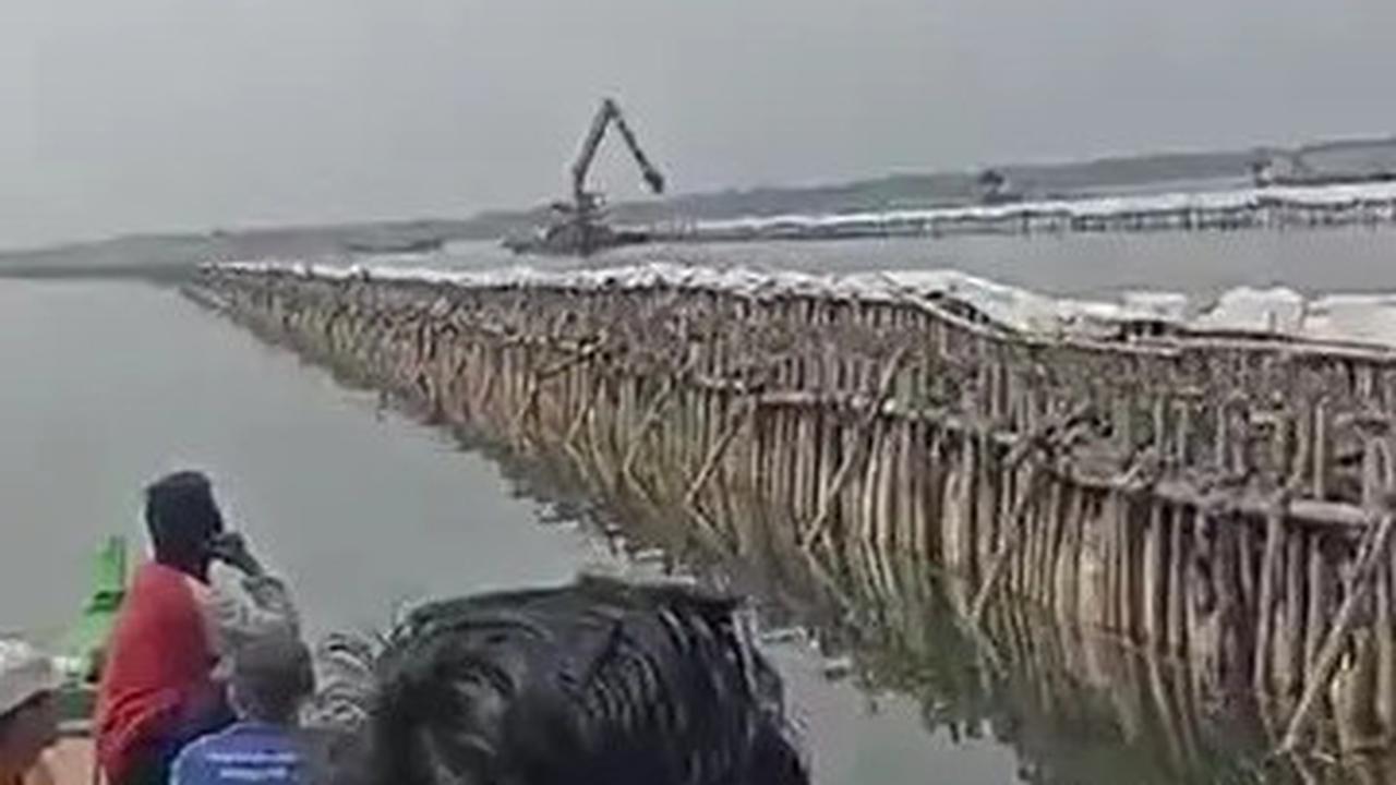 Pemilik Pagar Laut di Bekasi Terungkap, Sudah Disegel KKP