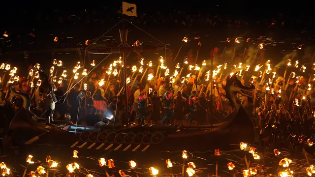 Up Helly Aa, Festival Api untuk Hormati Bangsa Viking di Skotlandia