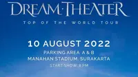 Poster konser Dream Theater di Solo. (Instagram/ dreamtheaterofficial)