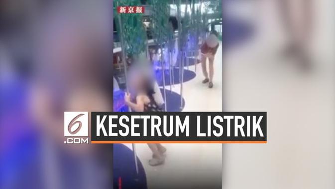 VIDEO: Anak Kesetrum Listrik di Mal, Sang Ibu Mengira Candaan