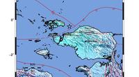 Gempa Magnitudo 6,0 mengguncang wilayah Kota Sorong, Papua Barat, Sabtu (26/7/2025) pukul 12:31:47 WIB. (Foto: Sumber BMKG).