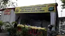 Posko polisi dirikan menjelang arus balik di terminal bus Pulogadung, Jakarta, Rabu (23/7/14). (Liputan6.com/Panji Diksana)