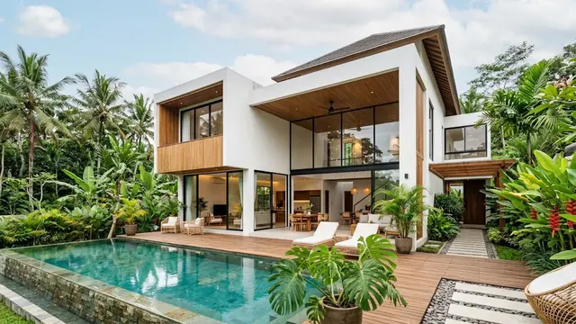 Inspirasi Desain Rumah Warna Putih/AI Generated