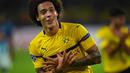 Tak menunggu waktu lama, Witsel kemudian pindah ke Borrusia Dotmund. Keputusan tepat diambil Witsel usai ia tampil impresif membawa Dortmund memuncaki klasemen Bundesliga hingga pecan ke-13. (AFP/Patrik Stollarz)