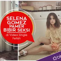 Simak aksi Selena Gomez yang memamerkan bibir seksinya di video single baru, Fetish. (Foto: Instagram/selenagomez, Desain: Nurman Abdul Hakim/Bintang.com)