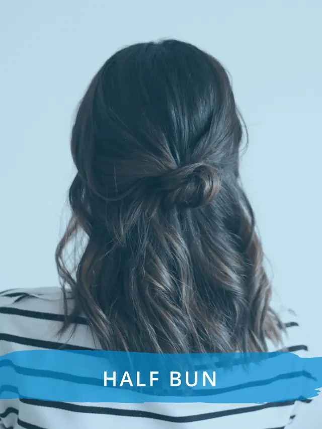 Gaya Rambut Half Bun (Tangkapan Layar/Richfeel.com)