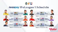 Link Live Streaming Nusapay IFeLeague1 2022 Match 4 di Vidio, 24-25 September